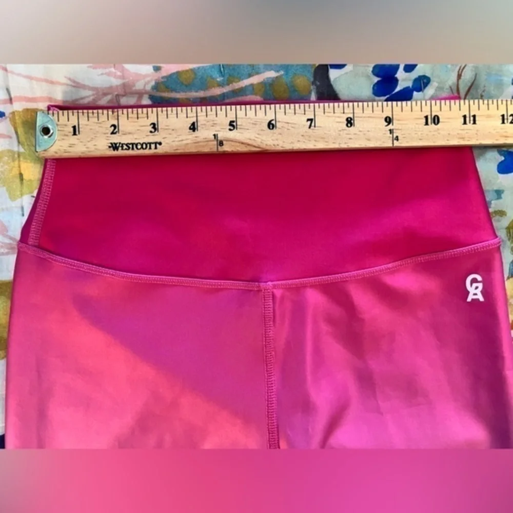 GOOD AMERICAN S Core Strength Pink Ombré leggings Leggings